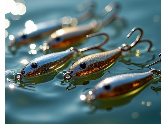 Spinner und Blinker im Wasser